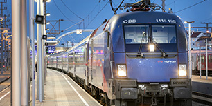 Noční vlak ÖBB Nightjet