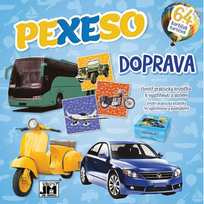 Pexeso v sešitu Doprava