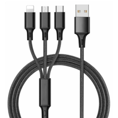 Datový kabel 3v1, 1,2 m