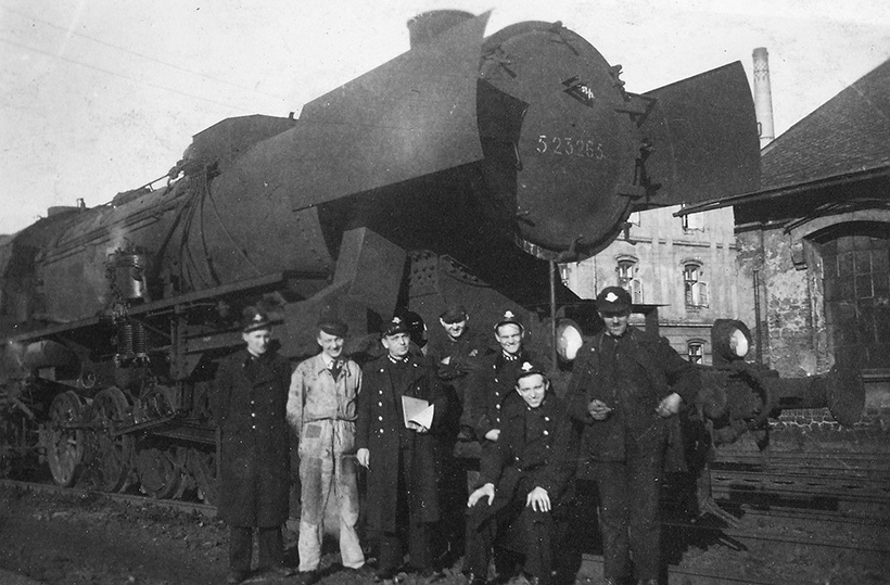 Nejrozšířenější válečnou lokomotivní řadou se stala BR 52, později u ČSD označená jako 555.0, foto: sbírka Roman Jeschke