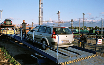 Terminál autovlaku v Popradu, foto: ČD